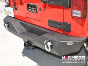 Jeep Wrangler JK Rear Stubby Bumper - Black Jeep Wrangler JK Rear Stubby Bumper - Black
